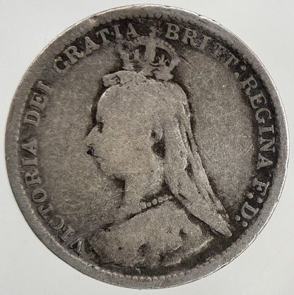 1889 Victoria Threepence Silver Coin | Collectable Grade