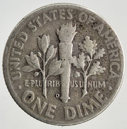 1948 - D US USA One Dime Silver Coin | Collectable Grade
