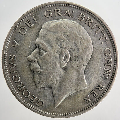 1928 George V Half - Crown Silver Coin | Fine Collectable Grade | a6715