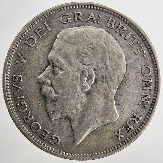 1928 George V Half - Crown Silver Coin | Fine Collectable Grade | a6715