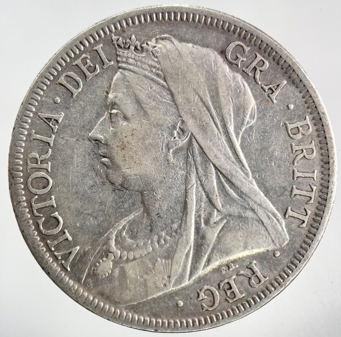 1900 Victoria Half-Crown Silver Coin | Fine Collectable Grade