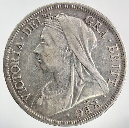 1900 Victoria Half-Crown Silver Coin | Fine Collectable Grade