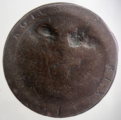 1797 George III 3rd Cartwheel One Penny Coin | Worn Grade | a3048