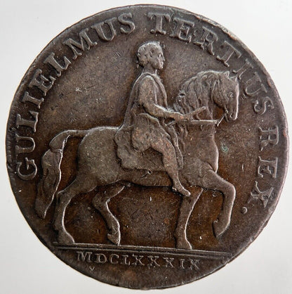 1791 Hull Half - Penny Token Coin | Very High Grade | a6534