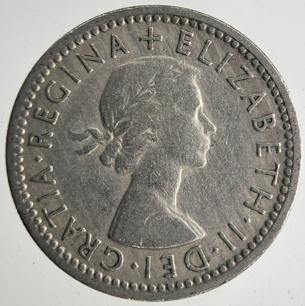 1955 Elizabeth II 2nd Sixpence Coin | Fine Collectable Grade