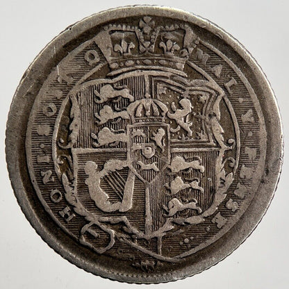 1817 George III Sixpence Silver Coin | Collectable Grade | a2448