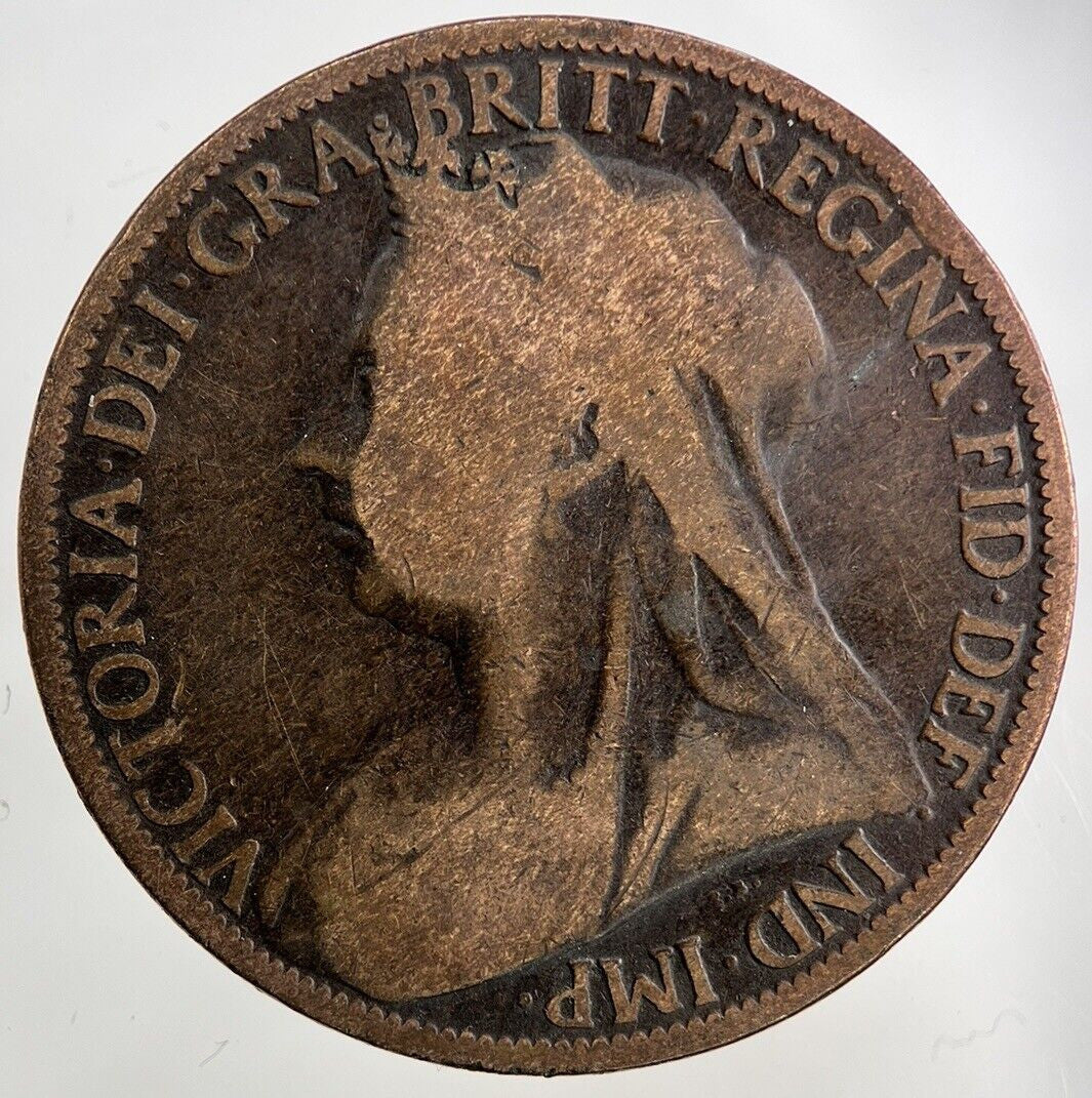 1897 Victoria One Penny Coin | Collectable Grade