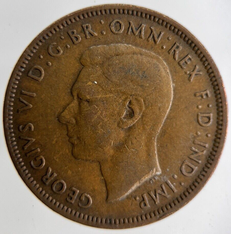 1943 George VI Half - Penny Coin | Fine Collectable Grade