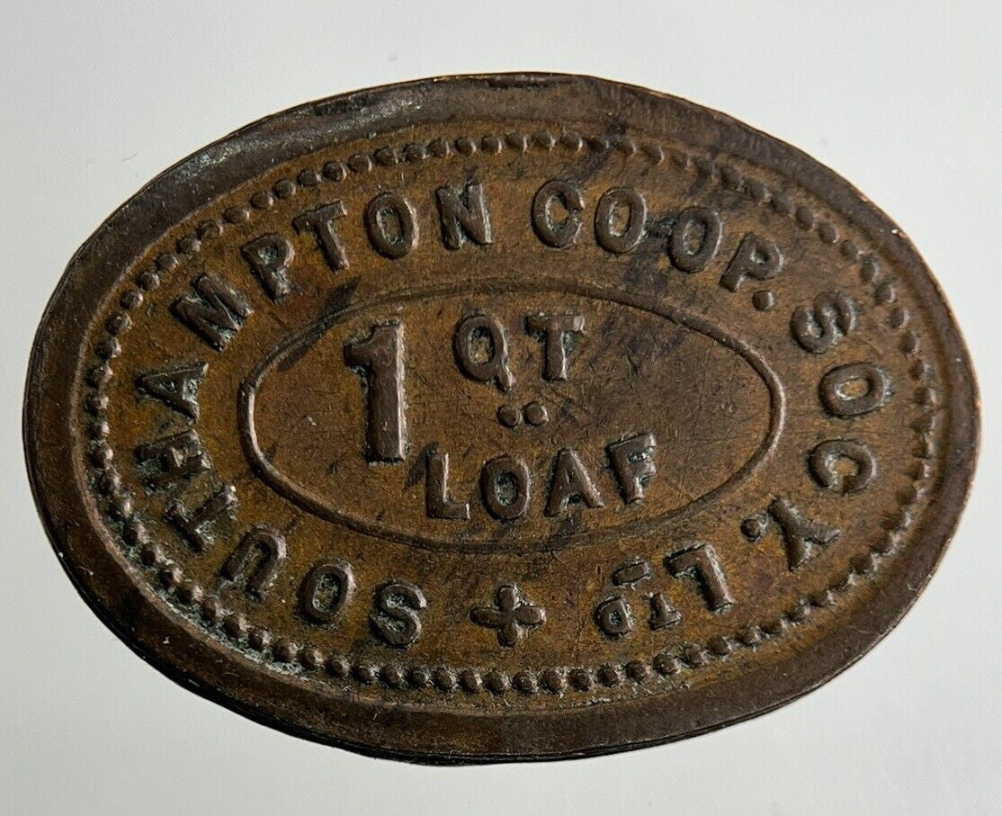 British Southampton 1 Loaf Co - Op Token Coin | Collectable Grade