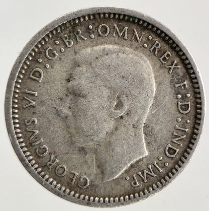 1943 Australia Threepence Silver Coin | Fine Collectable Grade