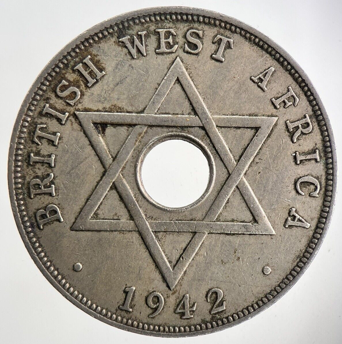1942 West Africa One Penny Coin | Fine Collectable Grade