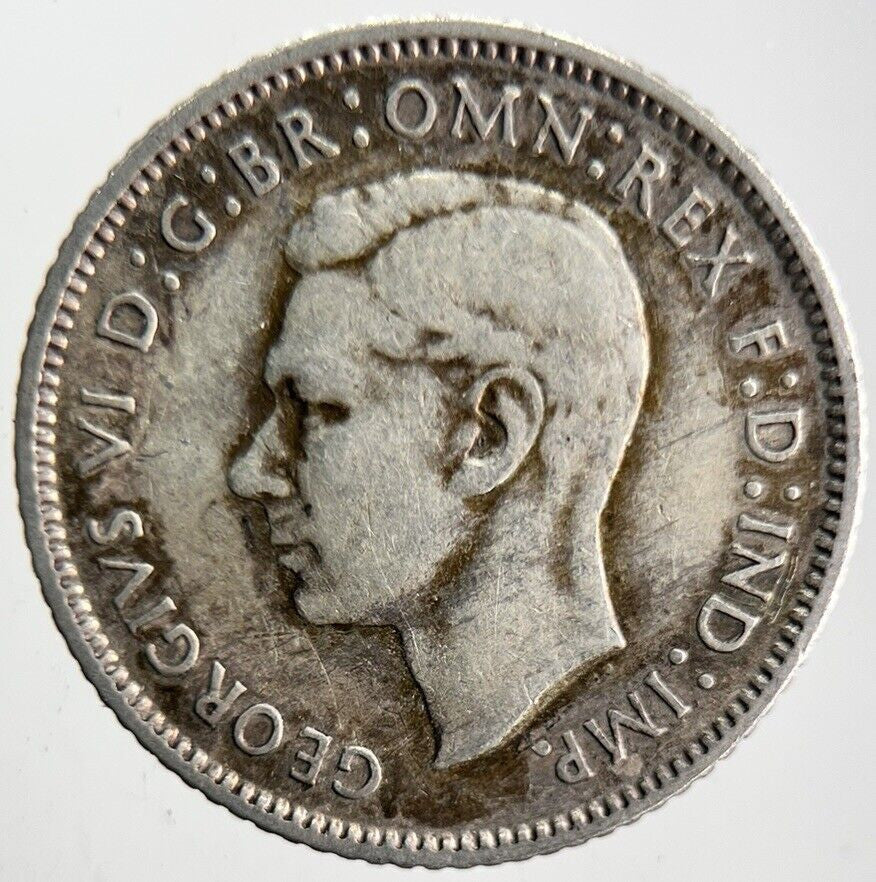 1942 - D Australia Sixpence Silver Coin | Very High Grade | a4619