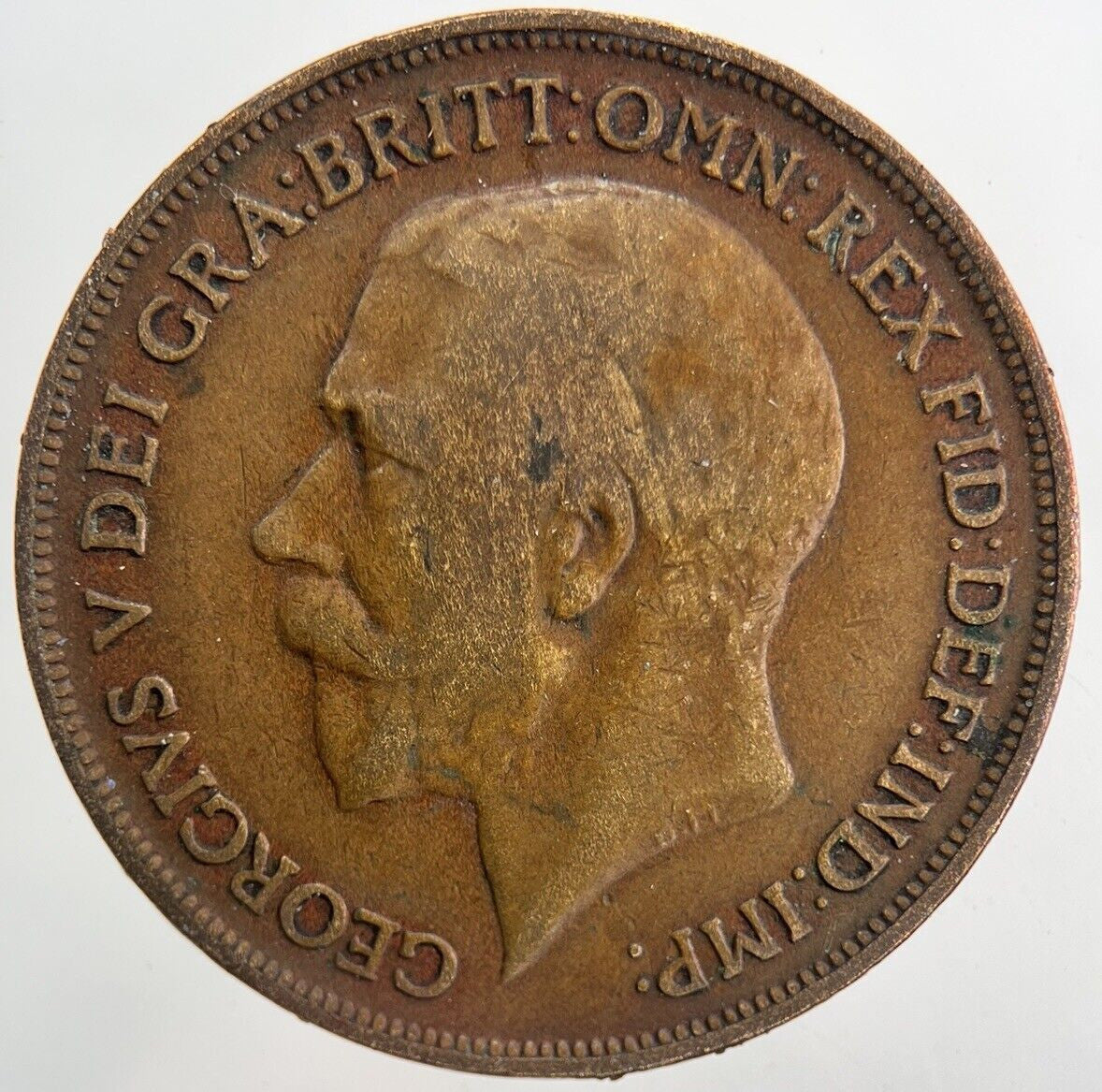 1919 George V One Penny Coin | Fine Collectable Grade