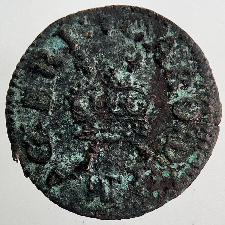 Charles II 2nd Irish Harp Farthing Coin | Fine Collectable Grade