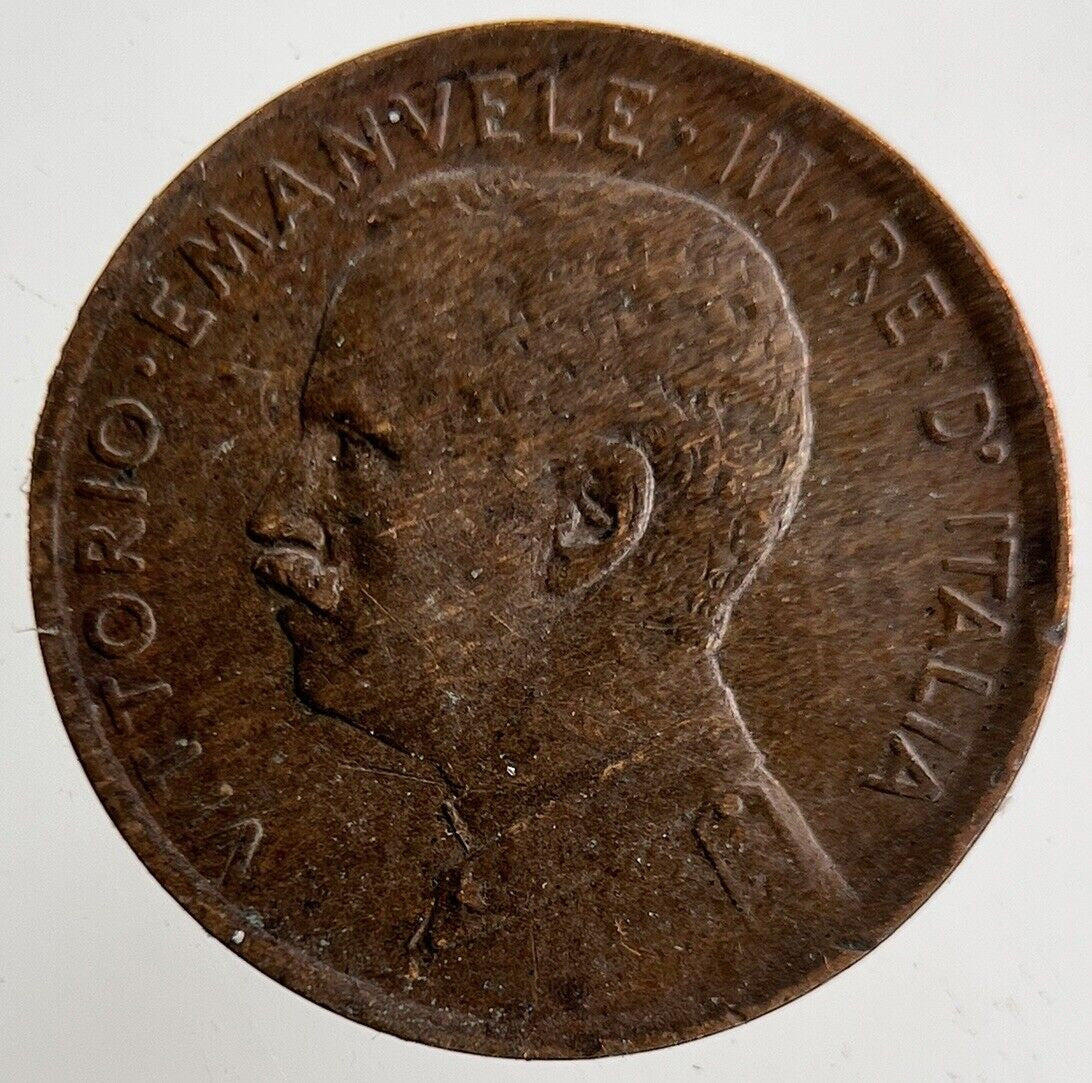 1915 Italy 2 Cents Centesimi Coin | Fine Collectable Grade
