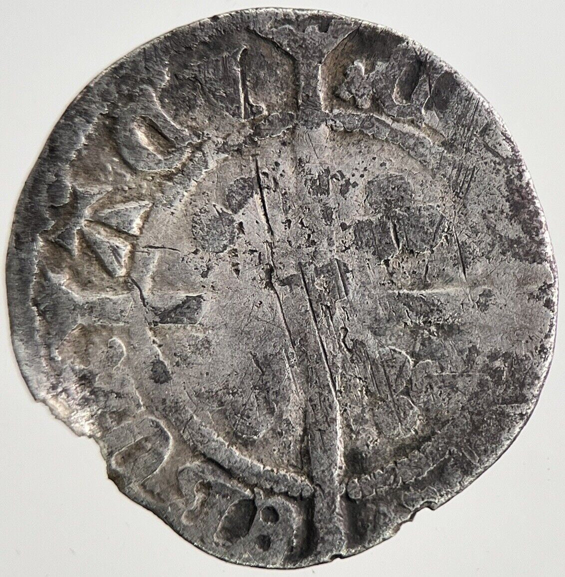 1279 - 1307 Edward I 1st Medieval Hammered Silver Penny Coin | a6592