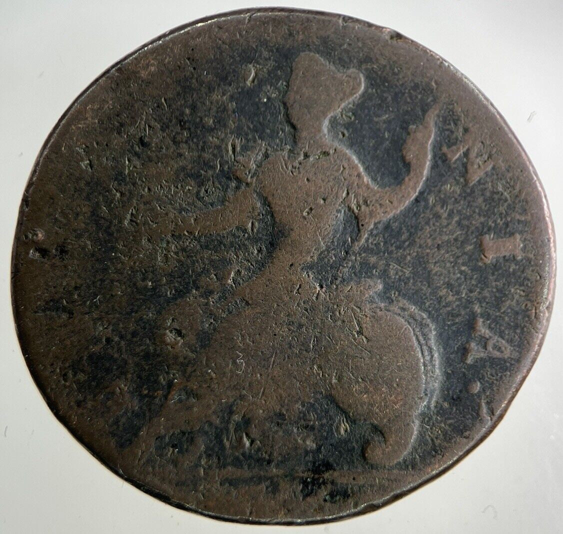 1754 George II 2nd Half - Penny Coin | Collectable Grade