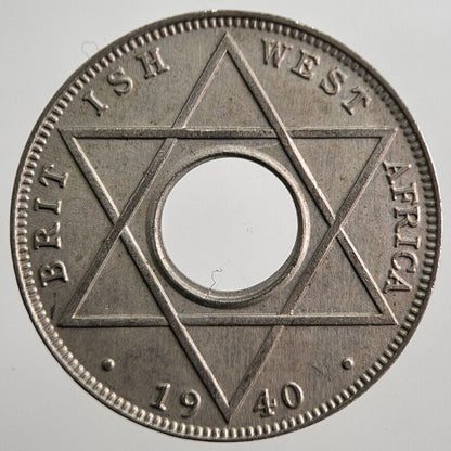 1940 West Africa 1/10 1 One Tenth Of A Penny Coin | Very High Grade | a7570