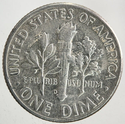 1964 - D US USA Roosevelt One Dime Silver Coin | Fine Collectable Grade