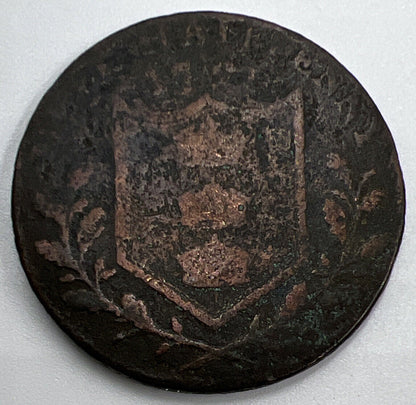 1791 Gulielmus Tertius Rex Half-Penny | Fair Collectable Grade | a1244