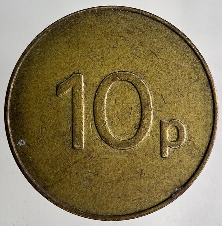Old Retro British JPM 10p Gaming Token Coin | Fine Collectable Grade