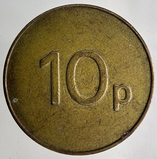 Old Retro British JPM 10p Gaming Token Coin | Fine Collectable Grade