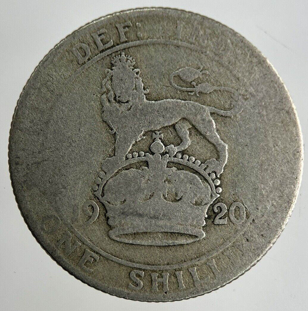 1920 George V Shilling Silver Coin | Collectable Grade