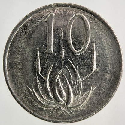 1975 South Africa 10 Cent Coin | Fine Collectable Grade