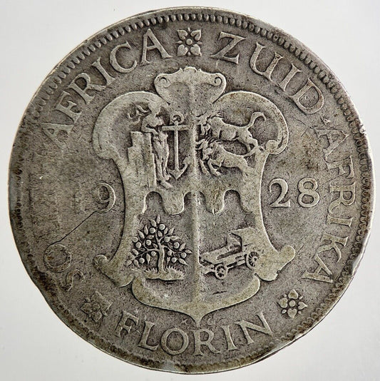 1928 South Africa Half - Crown Silver Coin | Collectable Grade | a9468