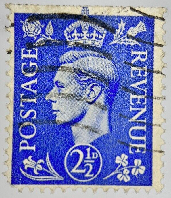 British George VI Two - Half - Pence Stamp | Collectable Grade