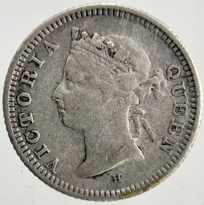 1889 - H Hong Hong 5 Cents Silver Coin | Collectable Grade