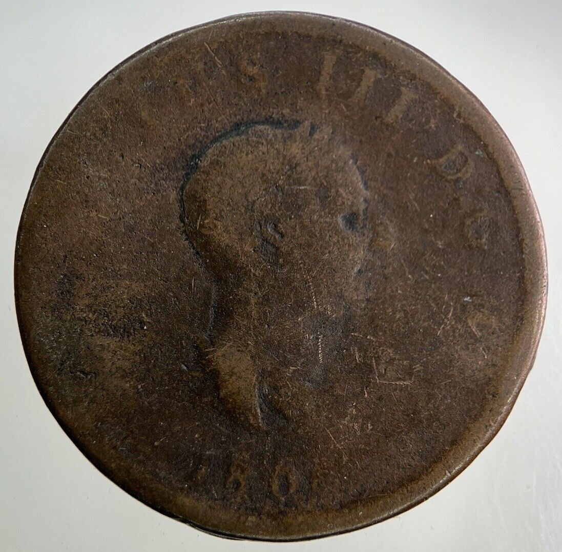 1806 George III 3rd Half - Penny Coin | Collectable Grade