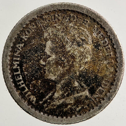 1917 Netherlands 10 Cents Silver Coin | Collectable Grade