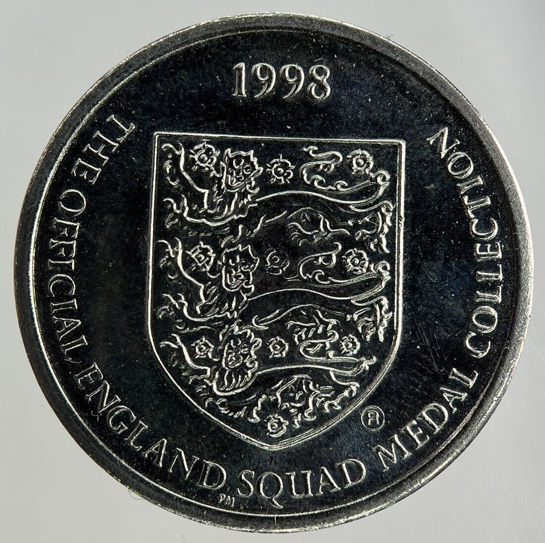 1998 England Football Sol Campbell Defender Token Coin | Fine Collectable Grade