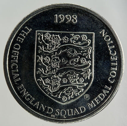 1998 England Football Sol Campbell Defender Token Coin | Fine Collectable Grade