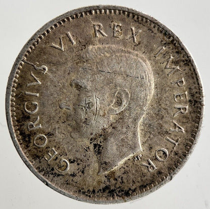 1944 South Africa Threepence Silver Coin | Fine Collectable Grade