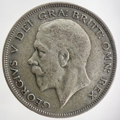 1936 George V Half - Crown Silver Coin | Fine Collectable Grade