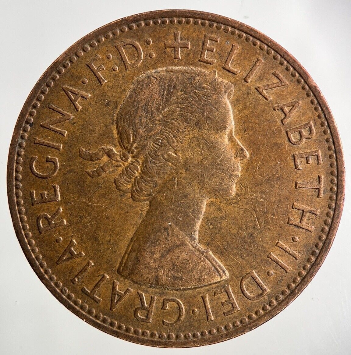 1966 Elizabeth II 2nd One Penny Coin | Fine Collectable Grade