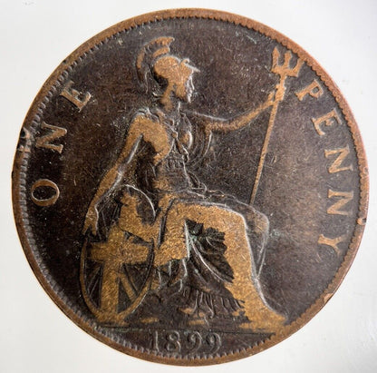1899 Victoria One Penny Coin | Collectable Grade