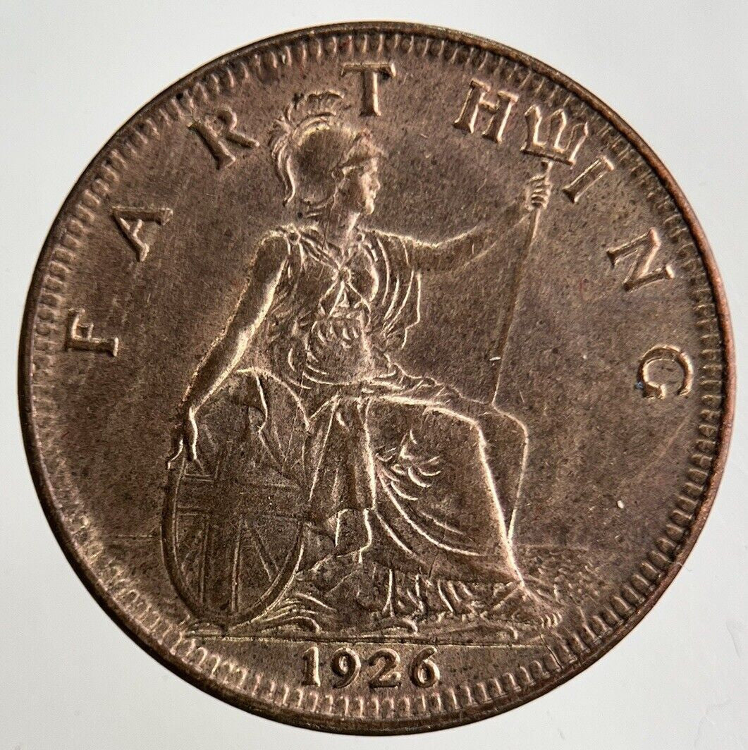 1926 George V Farthing Coin | UNC Uncirculated Grade