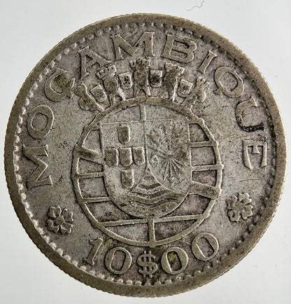 1952 Portugal Mozambique 10 Escudos Silver Coin | Collectable Grade