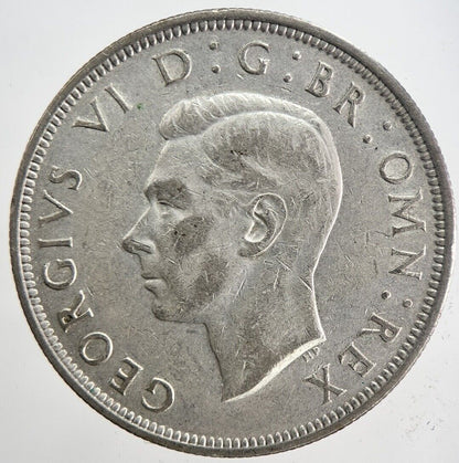 1944 George VI Half - Crown Silver Coin | Fine Collectable Grade | a6212