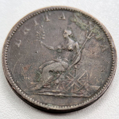 1806 George III 3rd Half - Penny Coin | Fine Collectable Grade | a3365