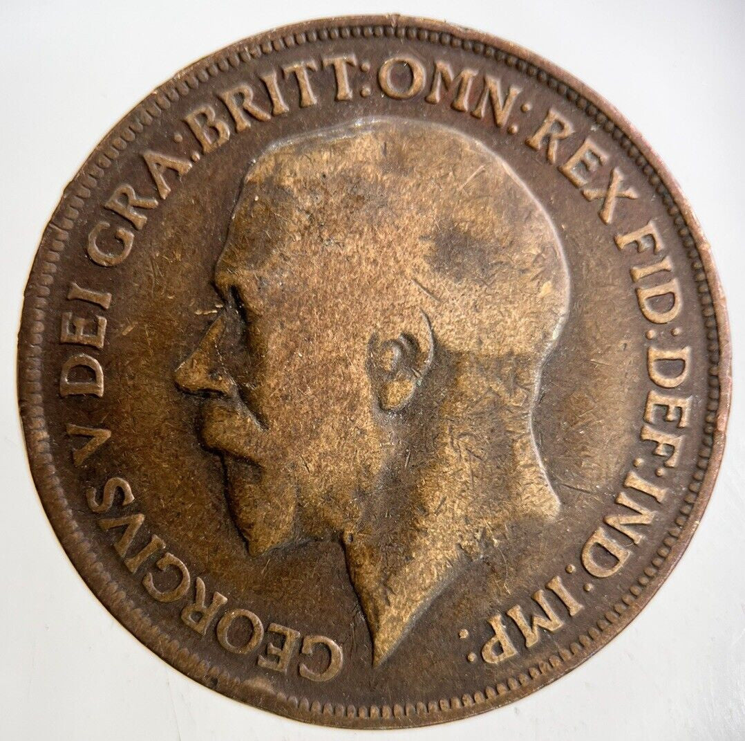 1917 George V One Penny Coin | Collectable Grade