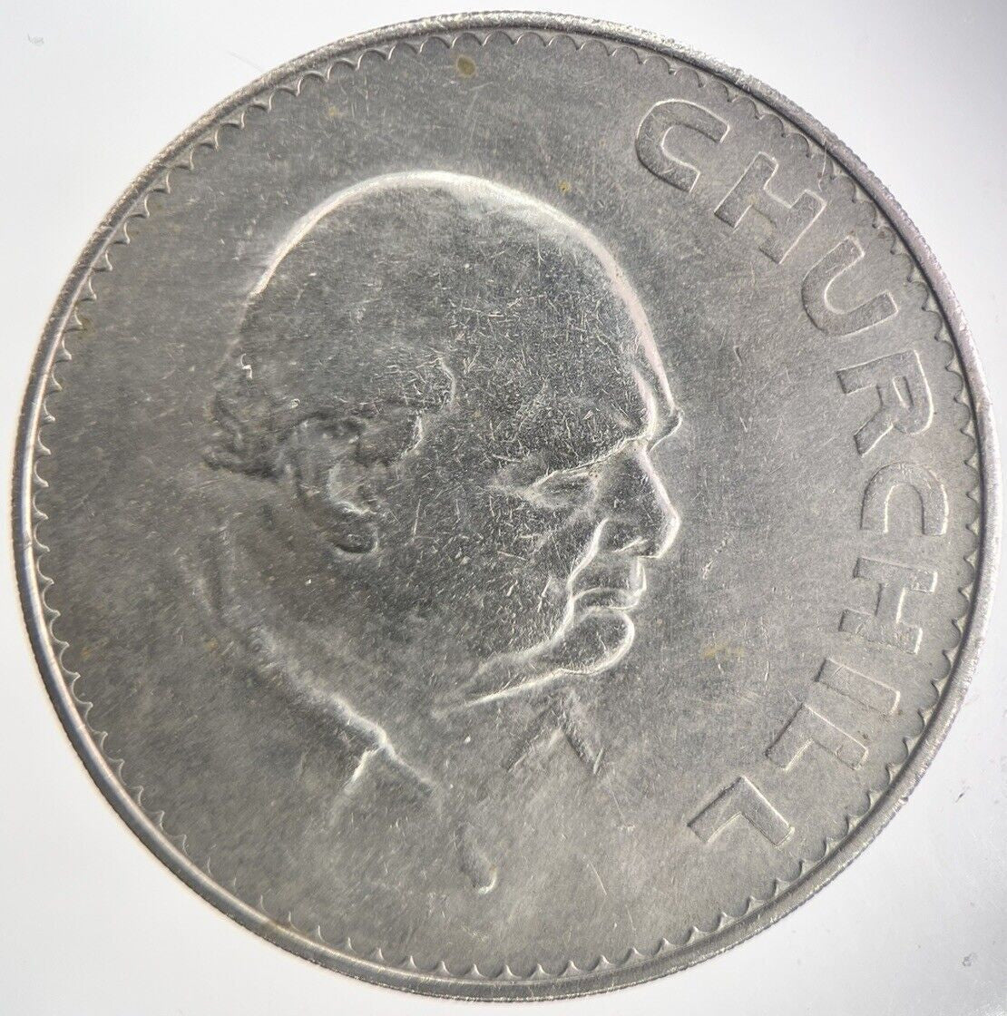 1965 Winston Churchill Crown Coin | Fine Collectable Grade | a1105