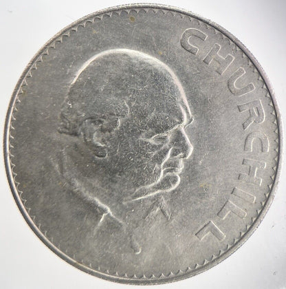 1965 Winston Churchill Crown Coin | Fine Collectable Grade | a1105