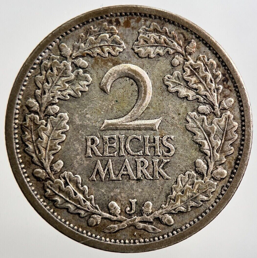 1926 - J Germany 2 Mark Silver Coin | Collectable Grade | a3984