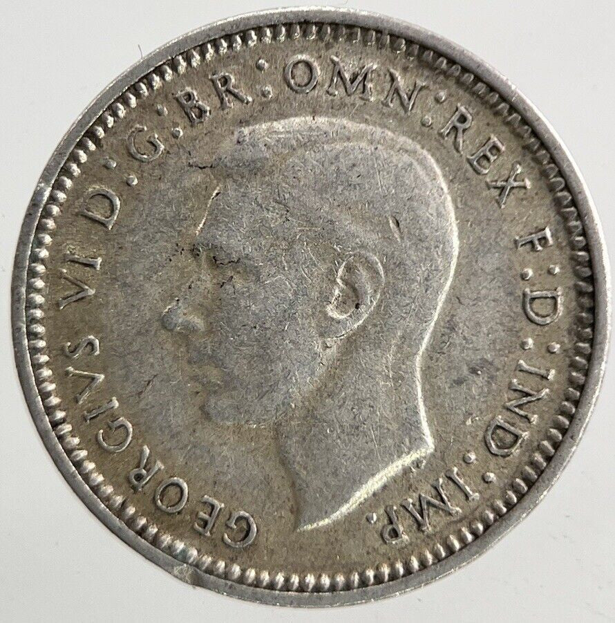 1942 - D Australia Threepence Silver Coin | Fine Collectable Grade