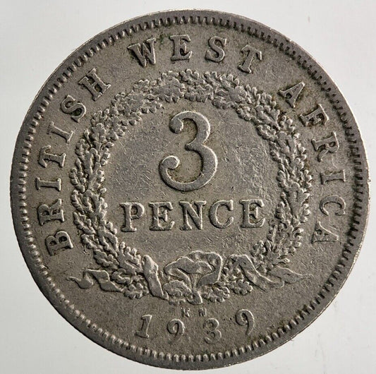 1939 West Africa Threepence 3 Pence Coin | Very High Grade
