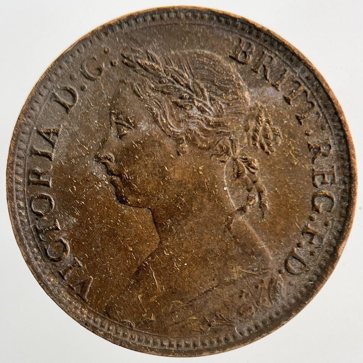 1884 Victoria Farthing Coin | Very High Grade